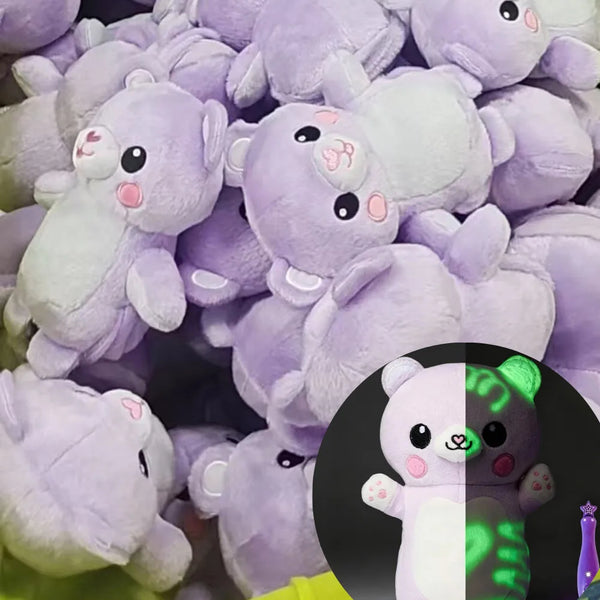 Glow Drawing Plush — Draw It, Dim the Lights, Watch It Glow