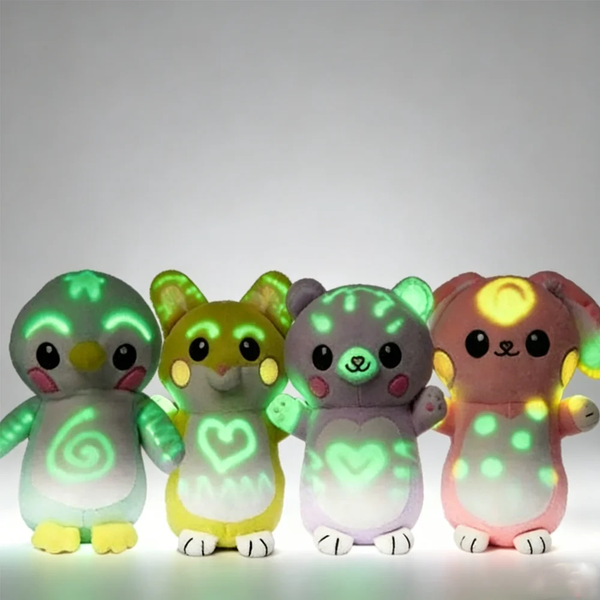 Glow Drawing Plush — Draw It, Dim the Lights, Watch It Glow
