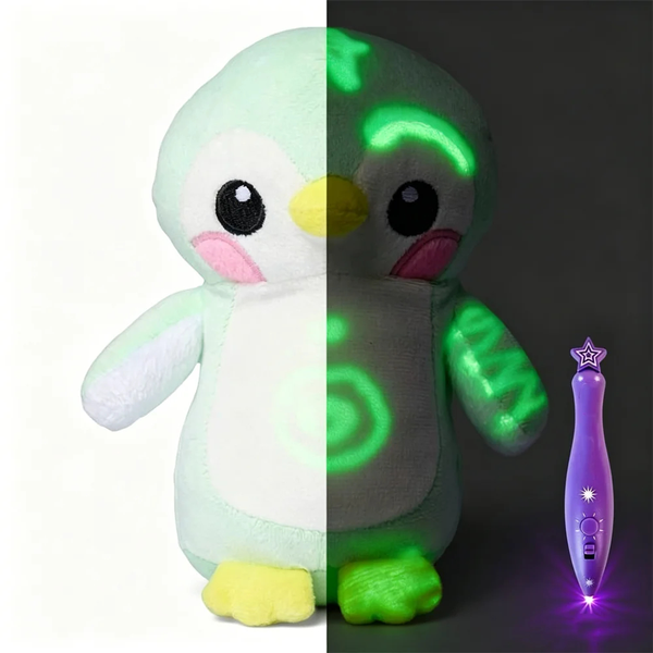 Glow Drawing Plush — Draw It, Dim the Lights, Watch It Glow